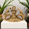 Gaj Lakshmi ji brass