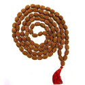 3 Mukhi Rudraksha Mala With Lab Certification