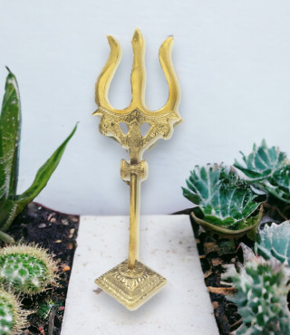 Brass Shiv Trishul Big 