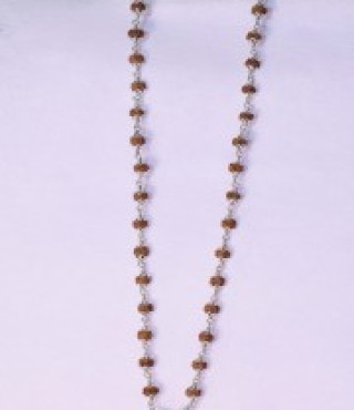 Silver Rudraksha Mala