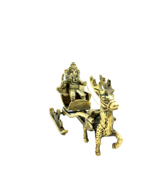 Ganesh Ji with Deer Cart