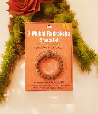 9 Mukhi Rudraksha Bracelet