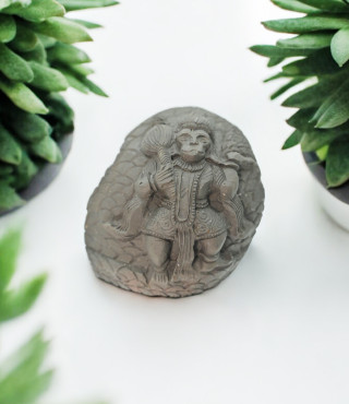 Hanuman ji on Shaligram