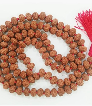 7 Mukhi Rudraksha Mala With Lab Certification