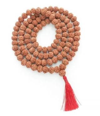 9 Mukhi Rudraksha Mala With Lab Certification