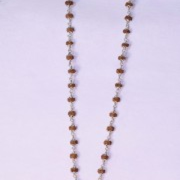 Silver Rudraksha Mala