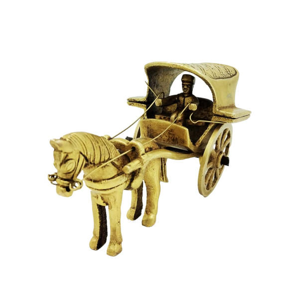 Horse Cart Brass