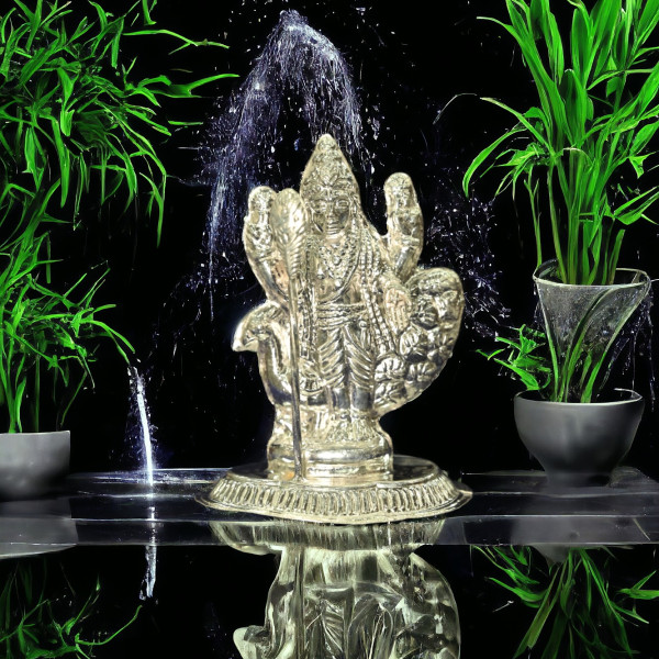 Kartikeya Ji Silver Idol