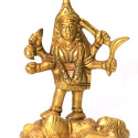 Antique finish Brass idol Kali Mata 