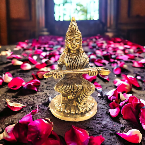 Brass Idols Maa Annapurna Devi Brass Idols Maa Annapurna Devi
