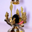 Brass Shivling With Argha 