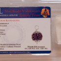 silver covered rudraksha with 7 mukhi pendant 