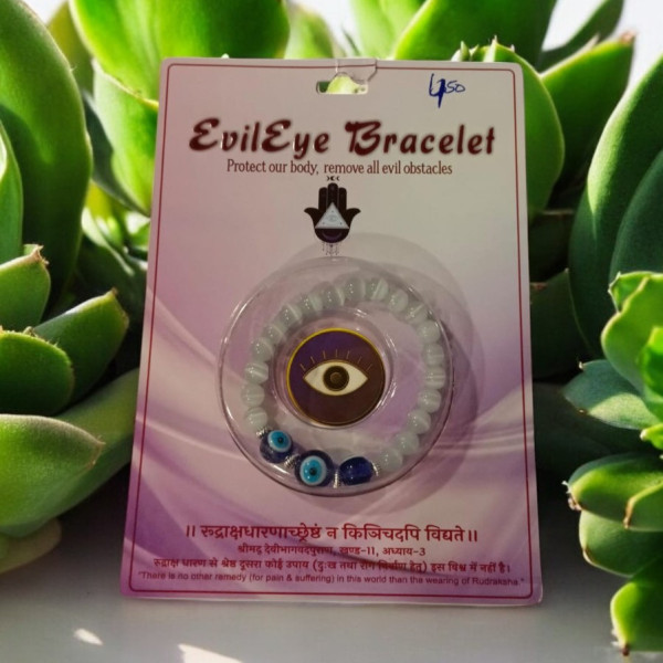 Evileye With White Stone Bracelet Evileye With White Stone Bracelet