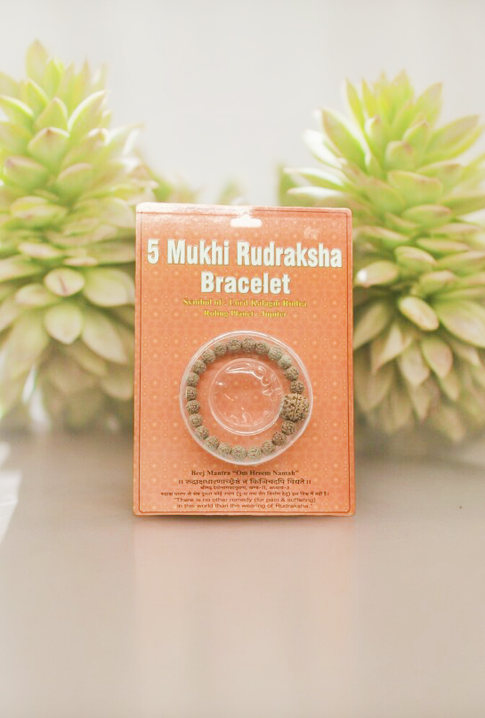 5 Mukhi Rudraksha Bracelet