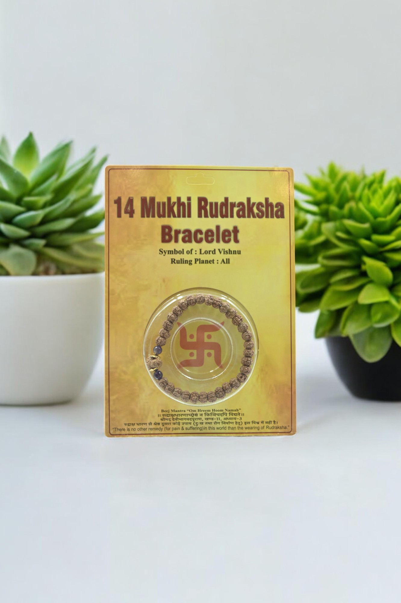 14 Mukhi Rudraksha Bracelet