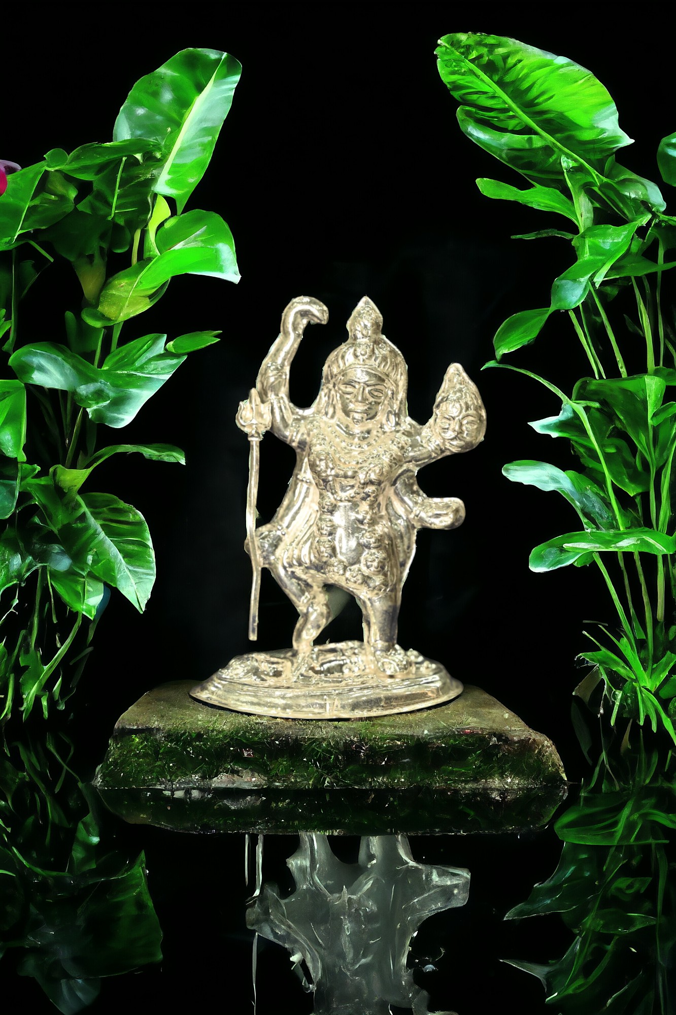 Kali Maa Silver Idol