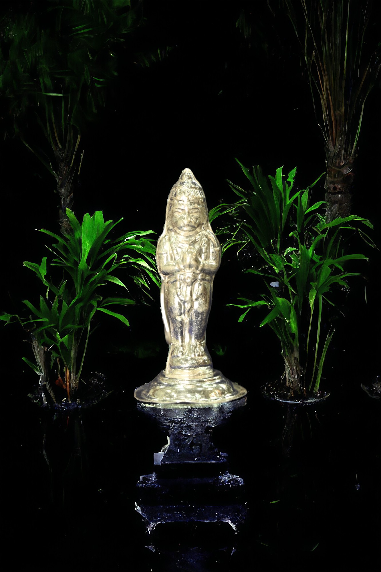 Hanuman Ji Silver Idol